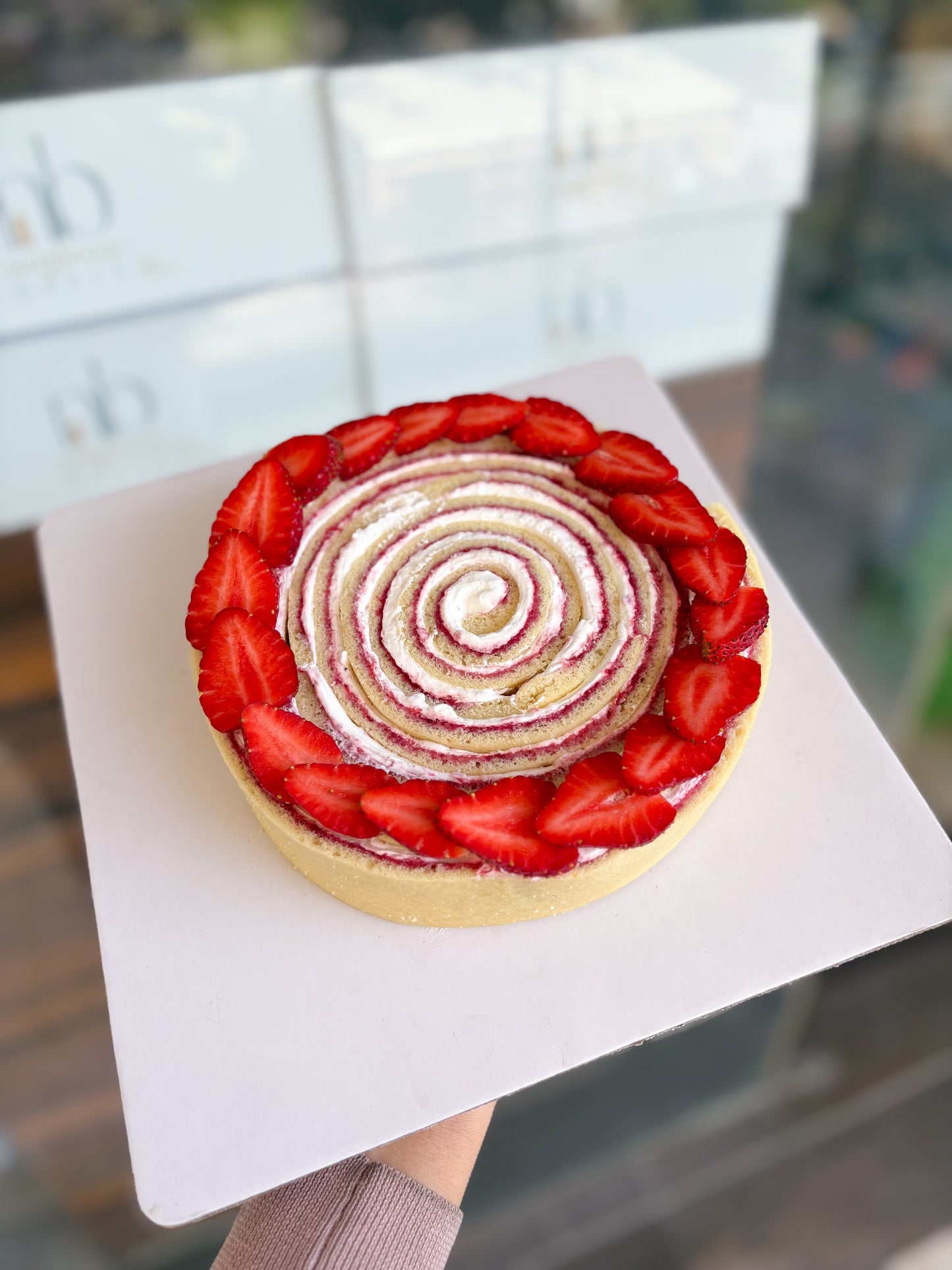 Strawberry Swiss Roll